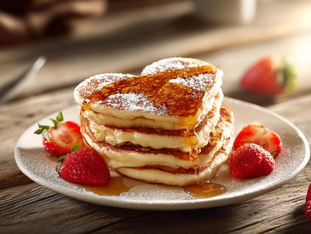 Home 9 25-Minute Valentine Heart Pancakes That Melt Hearts Instantly